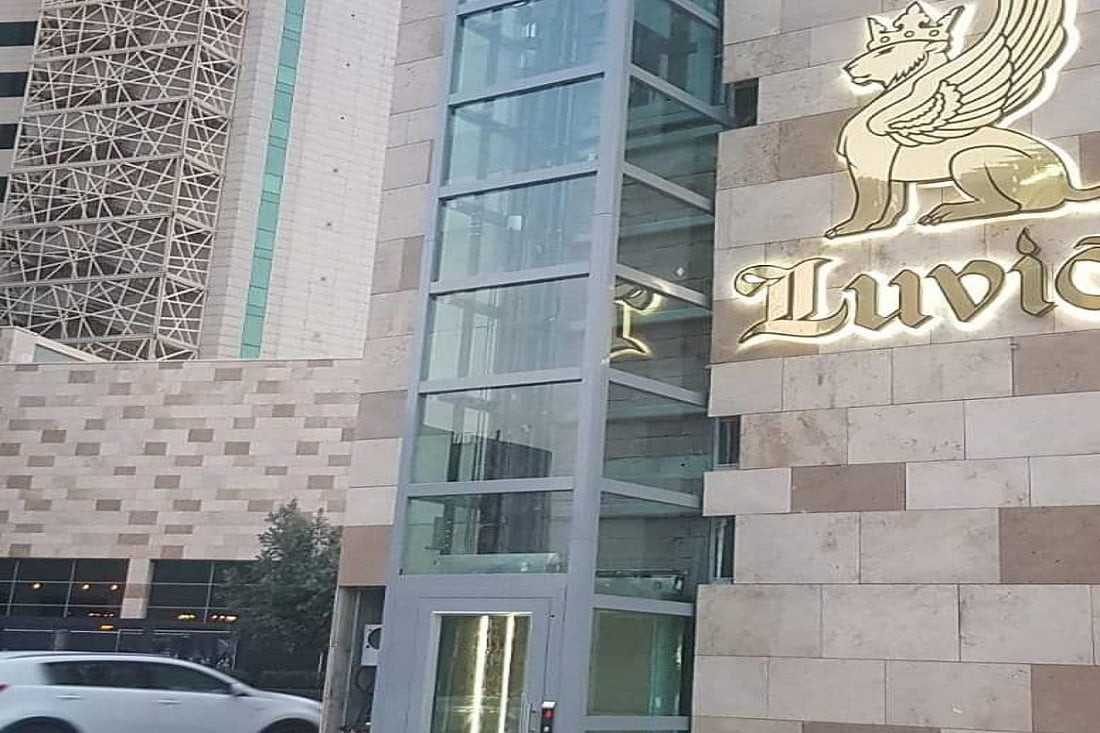 erbil bina dışından asansör
