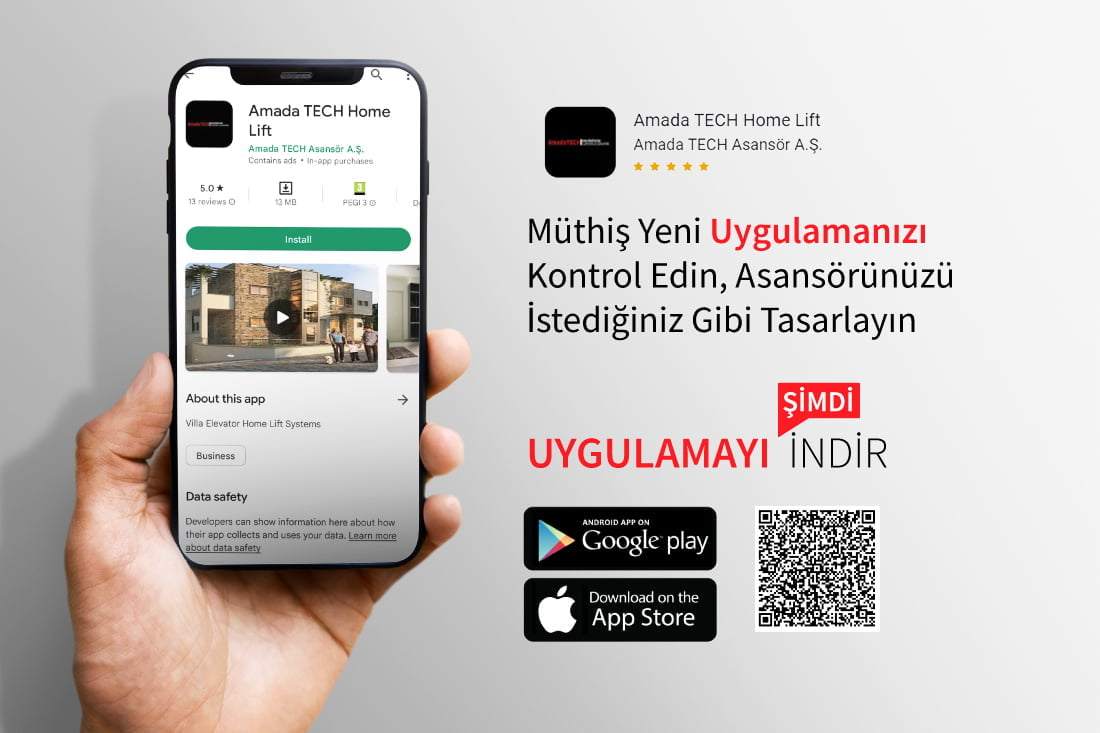 Villa Asansörü Mobil Uygulama