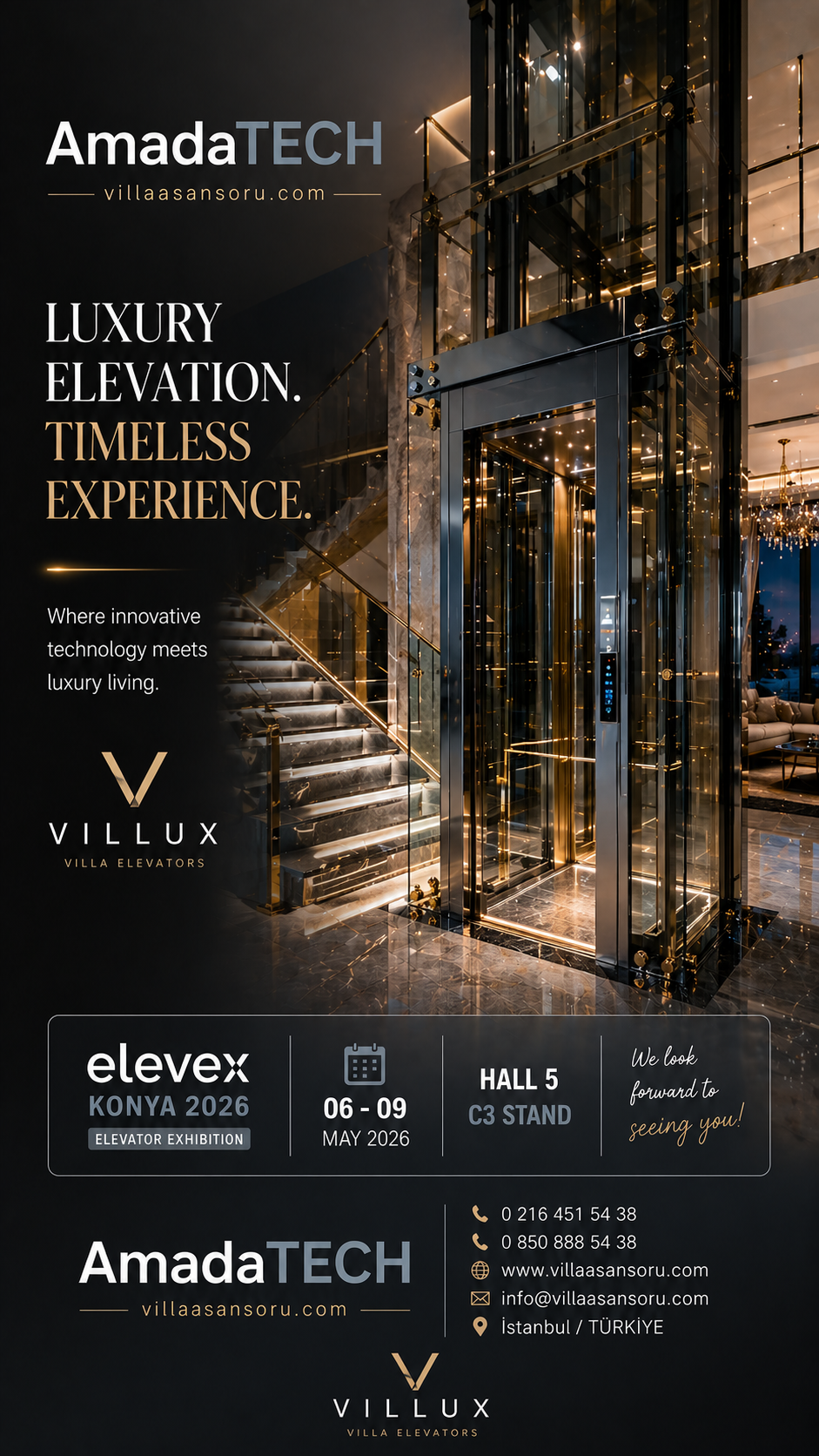 villux elevex 2026 asansör fuarı